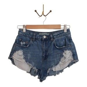 Topshop Moto Mom Short Shorts
